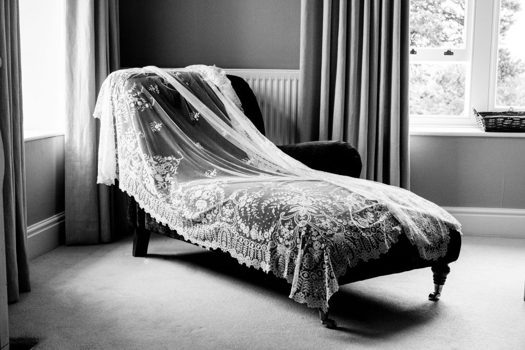Family veil worn by Real Bride Amelia – Photographer Sam Box Photography
